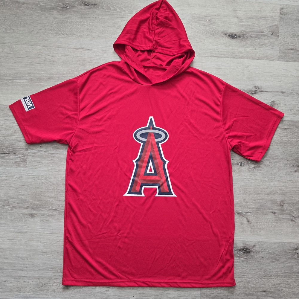 Six Man Promotions Angels Short Sleeve Hooded Shirt Size XL Brand New In Package